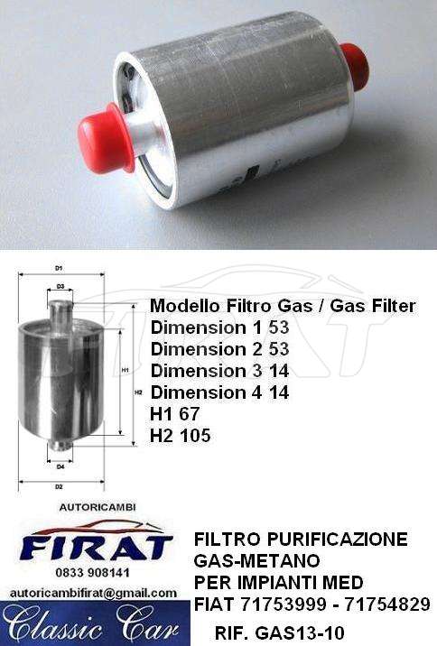 FILTRO GAS 13-10